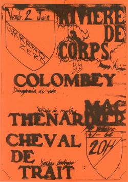 VEN 2/06 : RIVIÈRE DE CORPS + COLOMBEY + MAC THENARDIER + CHEVAL DE TRAIT + ÊME-SAL
