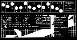 VEN 16/06 : Rashad Becker + Acétylène + Sarah Terral + Myako + G.I. TOE